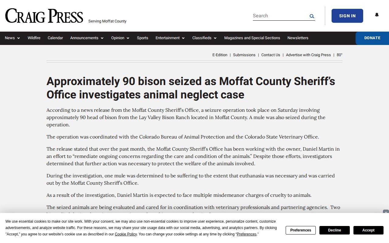 Moffat County crime news at Craig Daily Press Crime and Courts